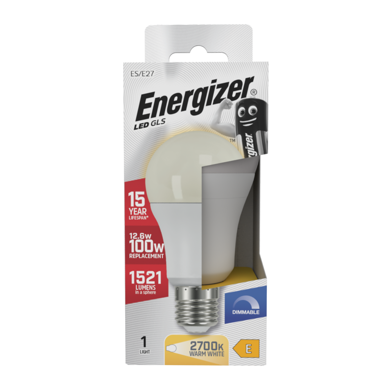 Energizer LED GLS E27 Dimmable 12.6w 1521lm