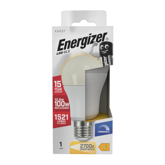 Energizer LED GLS E27 Dimmable 12.6w 1521lm
