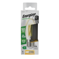 Energizer E27 A Rated Candle 2700k 2.2w
