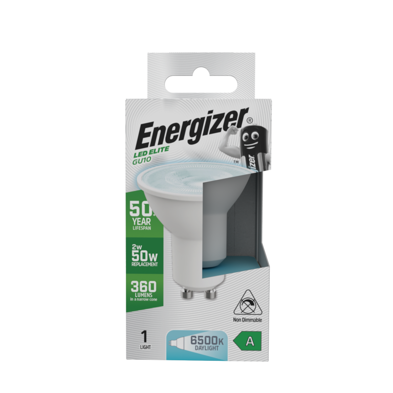 Energizer A Rated GU10 6500k 1.9w
