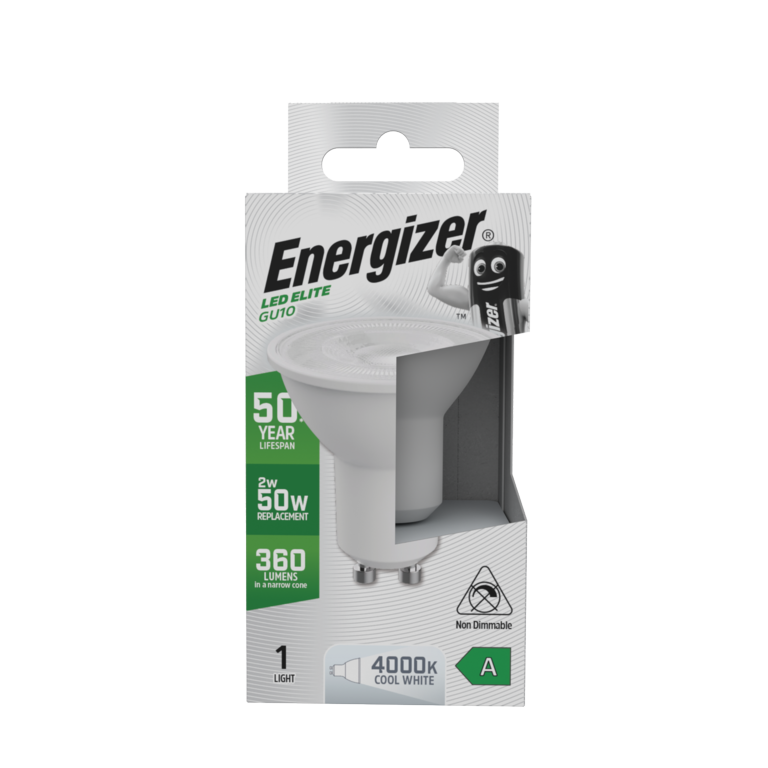 Energizer A Rated GU10 4000k 1.9w