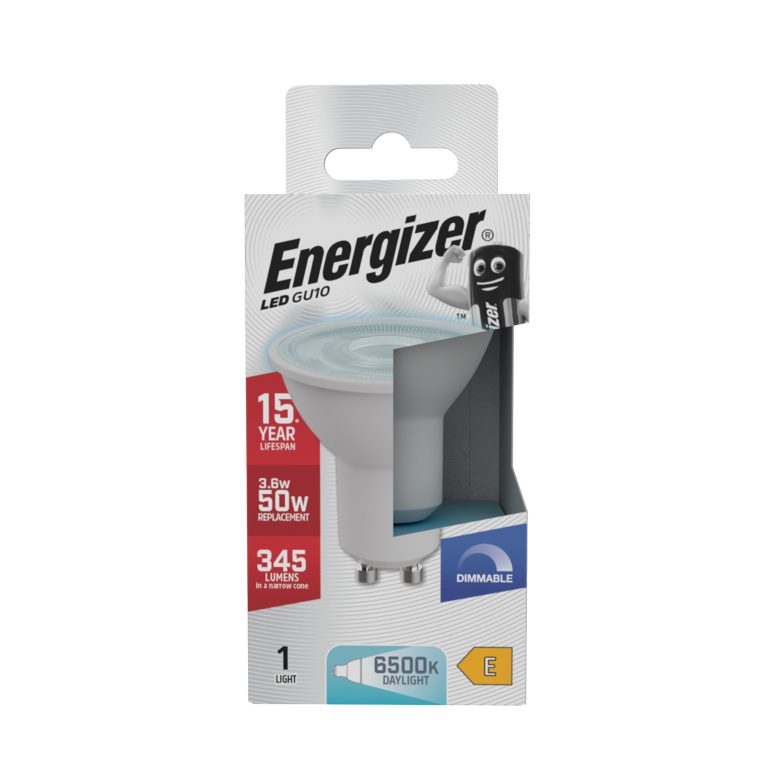 Energizer LED GU10 Dimmable 3.6w 360lm
