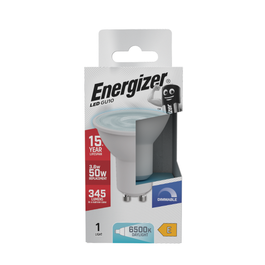 Energizer LED GU10 Dimmable 3.6w 360lm