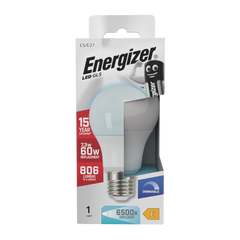 Energizer LED GLS E27 Daylight Dimmable 7.3w 806lm