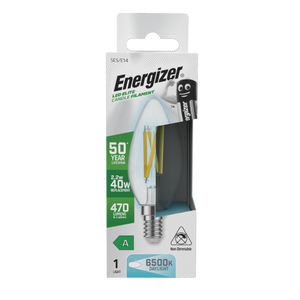 Energizer E14 A Rated Candle 6500k 2.2w