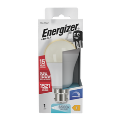 Energizer LED GLS B22 6500k Dimmable 12.6w 1521lm
