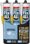 Soudal Fix All Crystal Triple Pack