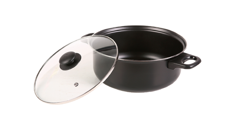 Basiks Carbon Steel Stock Pot 24cm