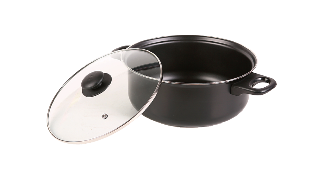 Basiks Carbon Steel Stock Pot 24cm