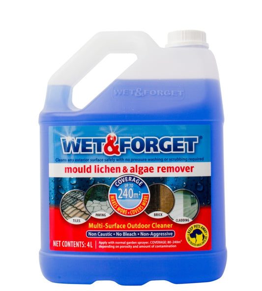 Wet & Forget Mould Lichen Algae Remover 4L