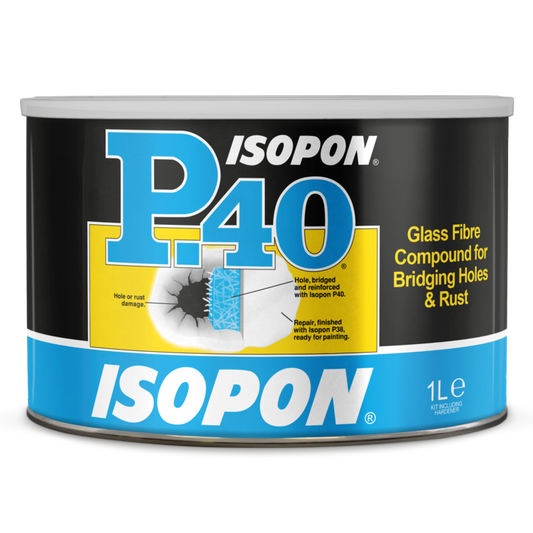 Isopon P.40 Glass Fibre Body Filler 1L