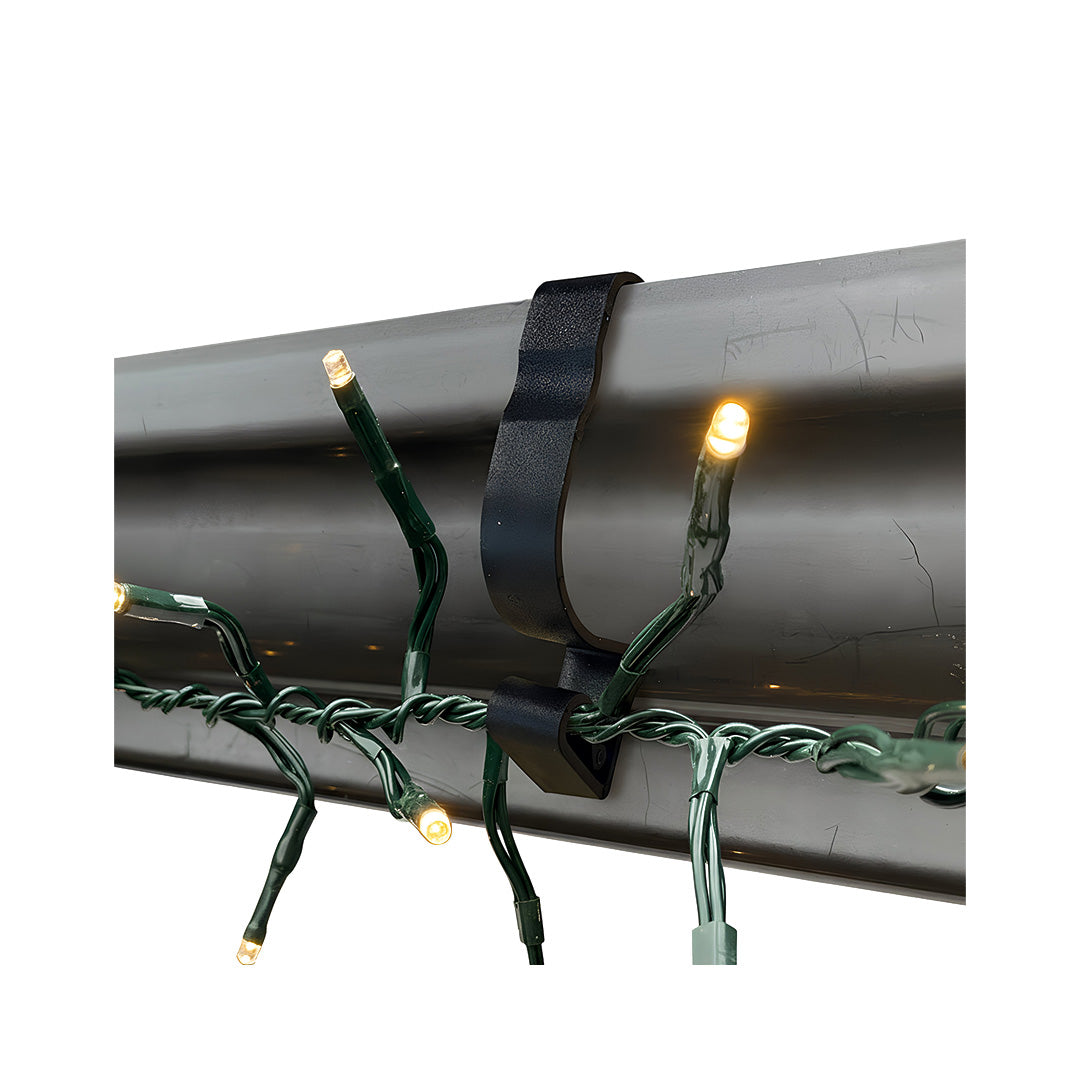 Premier Black Giant Gutter Hooks 16 Pack Outdoor Christmas Light Hangers