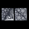 Premier White Snowflake Window Stickers 38cm Assorted