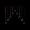 Premier FlexiBrights Star V Curtain 258 LEDs Rainbow 1.2m
