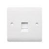 Securlec 1 Gang Telephone Socket Master Round Edge