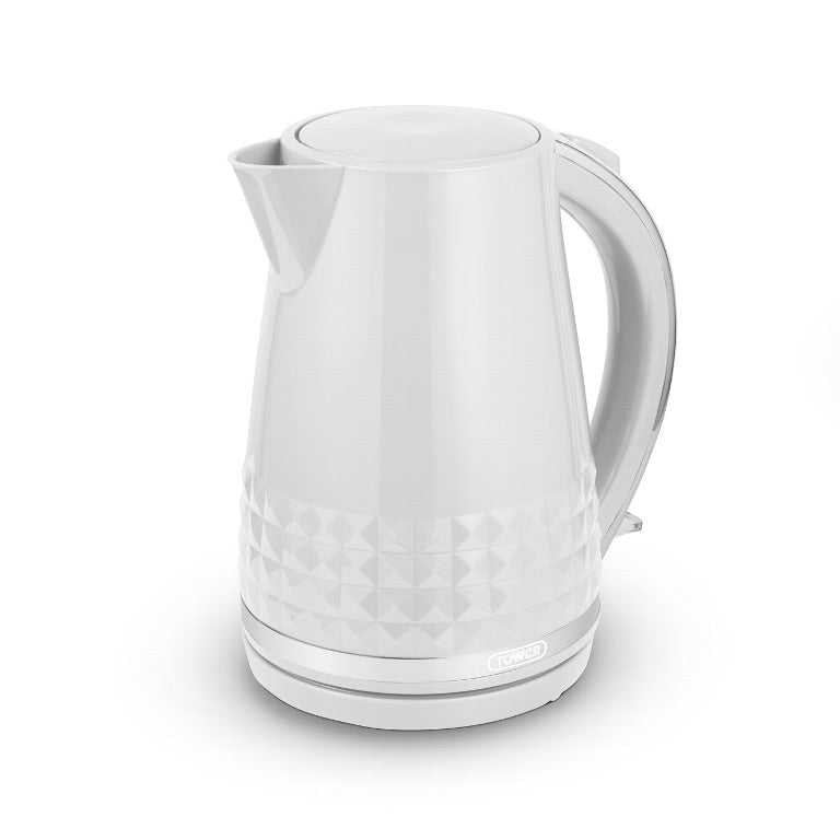Tower Solataire White Kettle 3kw 1.5L