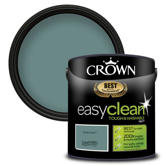 Crown Easyclean Matt Emulsion 2.5L Botany Bay