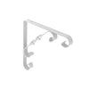 Securit Ornamental Scroll Bracket Black 250x250mm