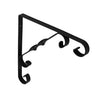 Securit Ornamental Scroll Bracket Black 150x150mm