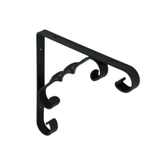 Securit Ornamental Scroll Bracket Black 150x150mm