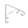 Securit White Ornamental Scroll Bracket 200x200mm