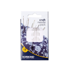 Korbond Craft Needle Pack 18 Piece