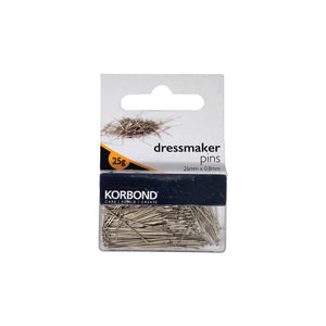 Korbond Dressmaker Pins 25g