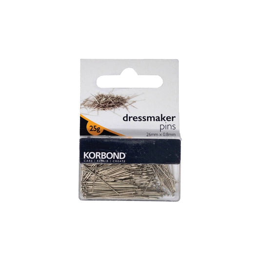 Korbond Dressmaker Pins 25g