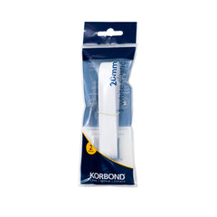 Korbond Elastic White 20mm 2m