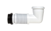Securplumb Bent Flexible W/C Pan Connector 300 600mm
