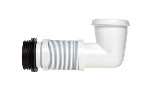 Securplumb Bent Flexible W/C Pan Connector 300 600mm