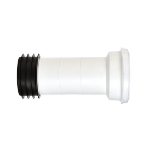 Securplumb Extending Straight W/C Pan Connector 265mm