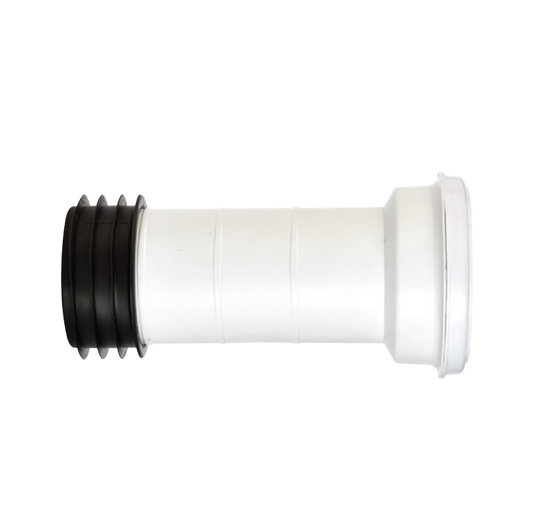 Securplumb Extending Straight W/C Pan Connector 265mm