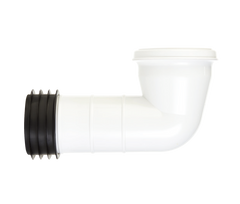 Securplumb Bent W/C Pan Connector