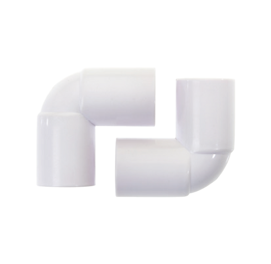 Securplumb Overflow 90° Bend 22mm Pack 2