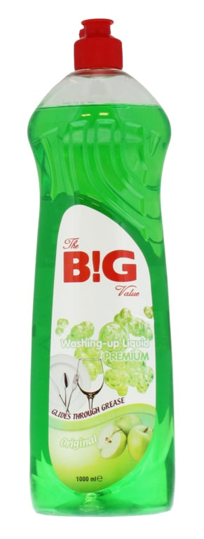 BG Washing Up Liquid 1L Apple