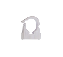 Securplumb 22mm White Clip Over Pipe Clips Pack 50