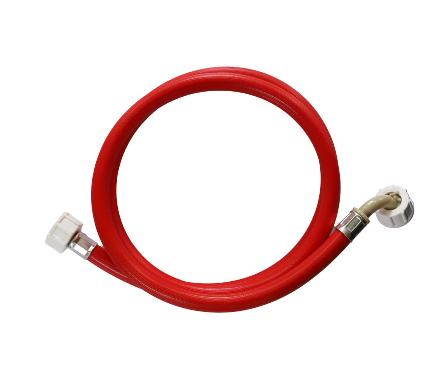 Securplumb Washing Machine Inlet Hose Red 2.5m