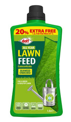 Doff All Year Lawn Feed Concentrate 1.2L Extra Fill