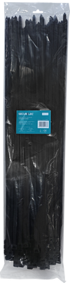 Securlec Cable Ties Black 550mm x 8mm Pack 100