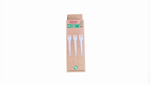 Caroline Paper Forks Pack 18