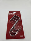Securit Chrome Plated Overdoor Hooks 3 Pack 85mm