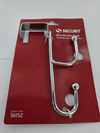 Securit Chrome Plated Overdoor 2 Ball Hook Rail 155mm