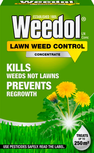 Weedol Lawn Weed Control (Non Clopyralid) 190ml Concentrate Treats 95m2