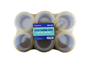 SupaDec Clear Tape 48mm x 66m Pack 6
