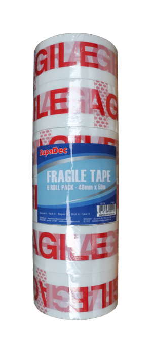 SupaDec Fragile Tape 48mm x 50m