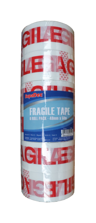 SupaDec Fragile Tape 48mm x 50m