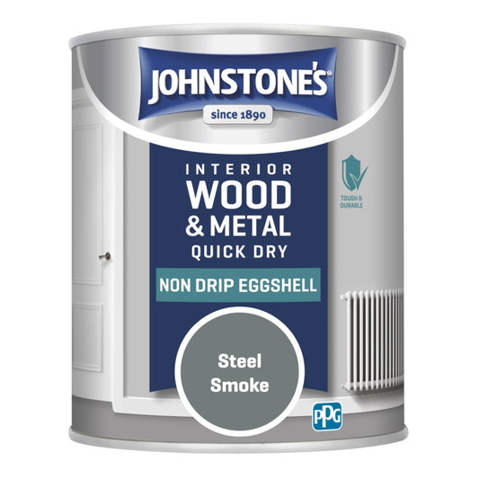 Johnstone's Non Drip Eggshell 750ml Black