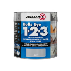 Zinsser Bullseye 1-2-3 Grey Water Based Primer 1L