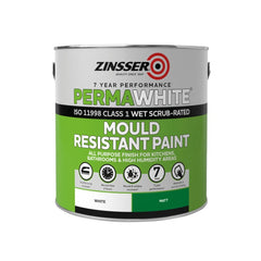 Zinsser Perma-White Interior Matt Mould Resistant Paint 5L